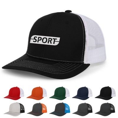 112 Style 6 Panel Snapback Trucker Cap