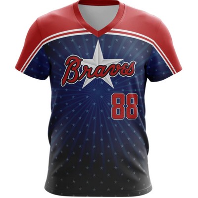 Youth Sublimated Elite Crew/V Neck Baseball Jesrey